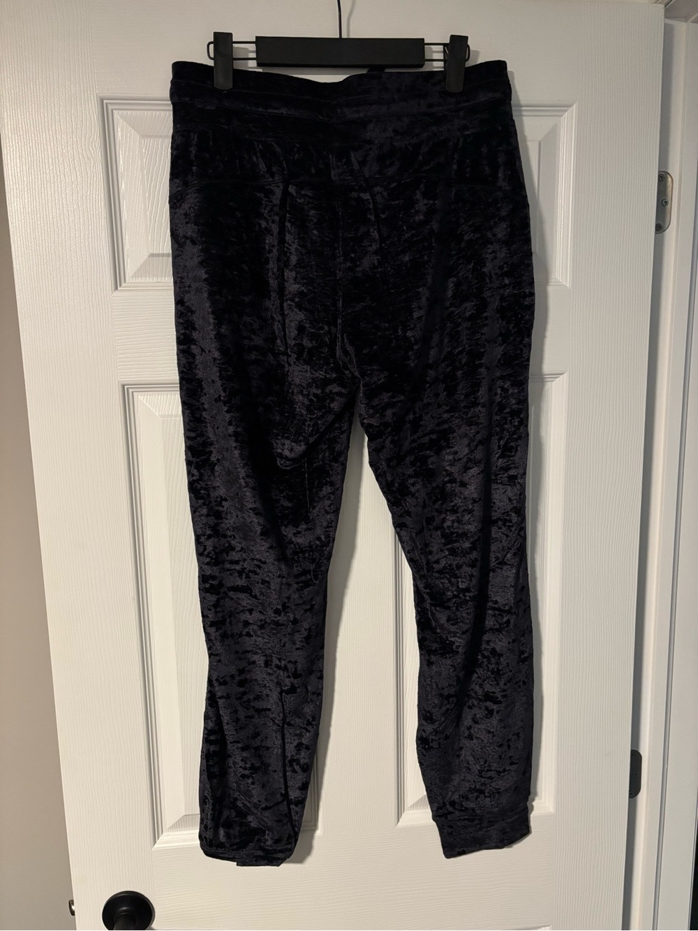 Lululemon Ready to Crush High-Rise Velour Jogger - Black, Size 10 - Picture 3 of 4